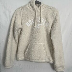 Hollister Cream Sherpa Hoodie